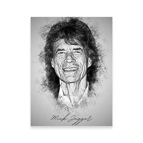 Mick Jagger – Legendary Wall Art