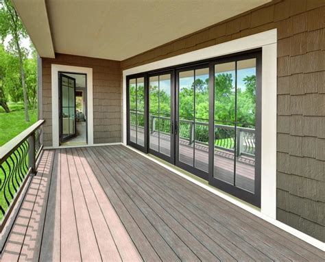 Integrity Sliding French Doors From Marvin Windows And Doors Modern Verandah Atlanta By