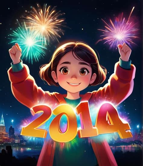 Premium Ai Image Happy New Year Design 2024