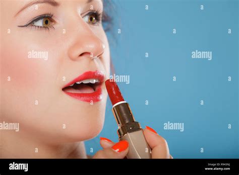 Cosmetic Beauty Procedures And Makeover Concept Closeup Part Of Woman