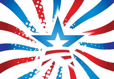 Usa Starburst Vector Vector Art Stock Graphics And Vintage Patriotic