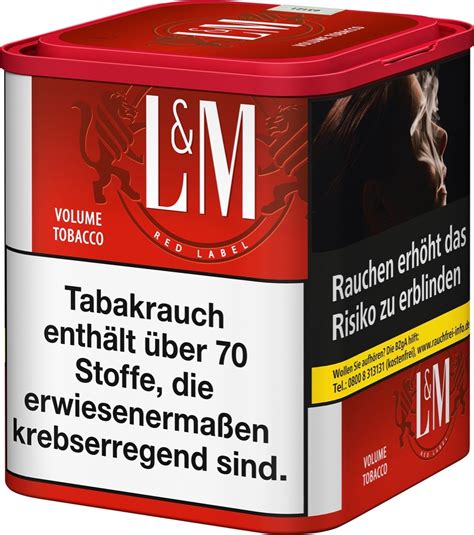 L M Volume Tabak Red Dose G Online Kaufen