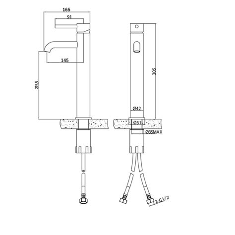 Tall Chrome Mono Basin Mixer Tap Arissa Better Bathrooms