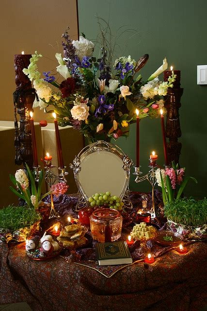 Sofre Haft Sin It Is Like Christmas Tree In Iran Nowruz Table