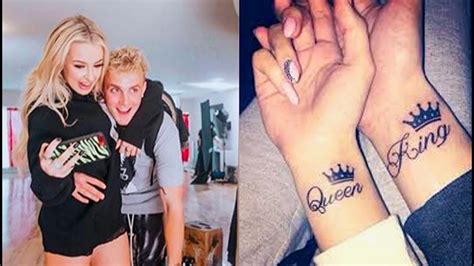 Jake Paul And Tana Mongeau Got Matching Tattoos Youtube