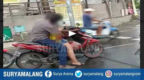 Viral Video Pengendara Motor Mesum Di Jalan Kenjeran Surabaya Polisi