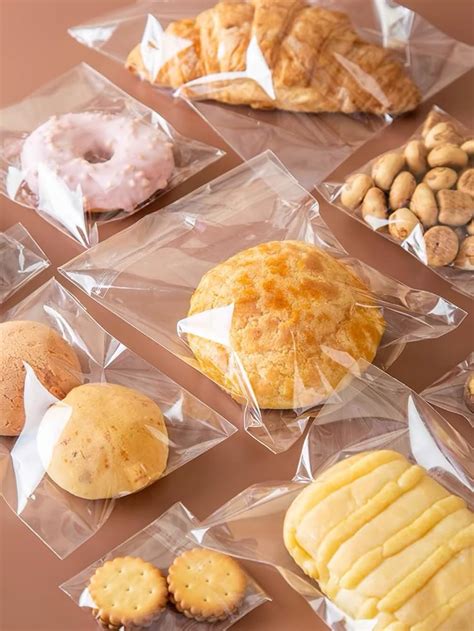 Bolsas de celofán transparentes resellables para panadería velas