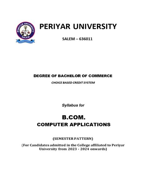 Bcom Computer Applications Pdf