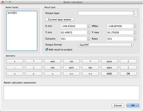 Using The Qgis Raster Calculator Spatial Galaxy