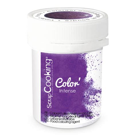 Colorant Alimentaire artificiel en poudre Violet Idéal macaron