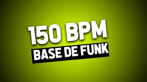 BASE DE FUNK 150 BPM BEAT SECO YouTube