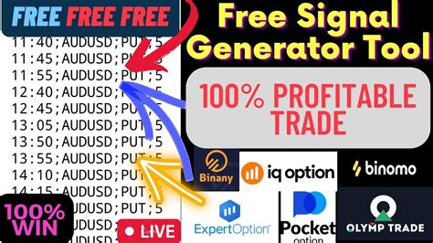 Free Free Free Free Signal Generator Tool 100 Profitable Trade