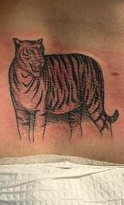 Standing Tiger Black Ink Tattoo Tattooimages Biz