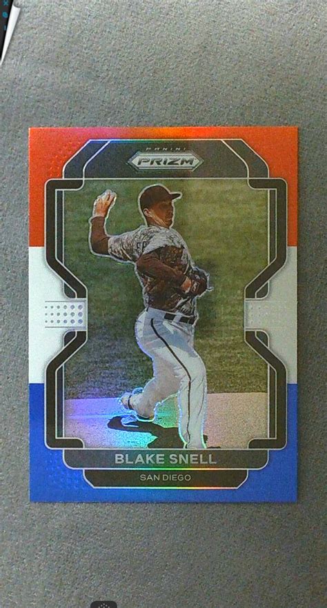 Panini Prizm Tier Ii Red White Blue Prizm Blake Snell Padres