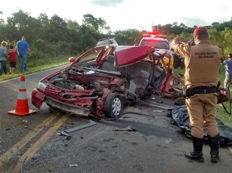 G Batida Entre Carro E Trator Deixa Um Morto E Dois Feridos Na Pr