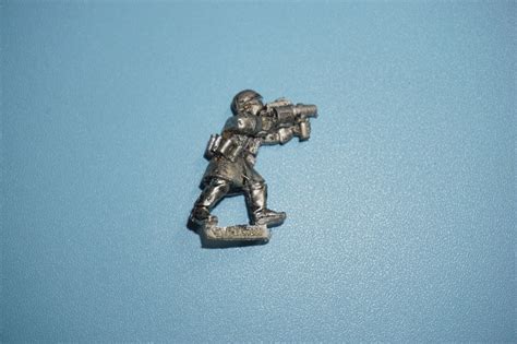 Warhammer 40k Imperial Guard Steel Legion Grenade Launcher Metal Ebay