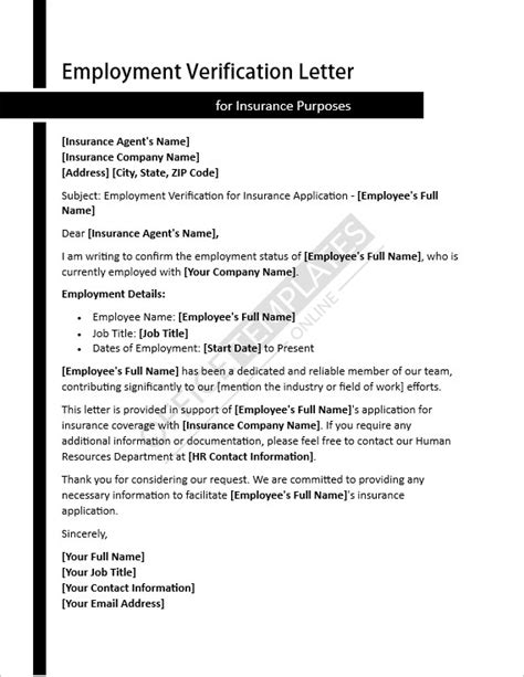 24 Free Employment Verification Letter Templates MS Word