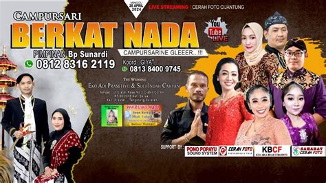 Livecampursari Berkat Nada Ii Wedding Indah Adi Ii Pono