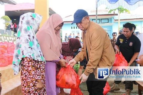 Infopublik Tekan Inflasi Gubernur Kembali Serahkan Bantuan Sembako