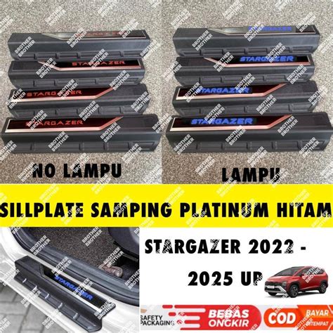 Jual Sillplate Samping Hyundai Stargazer Platinum Hitam Lampu