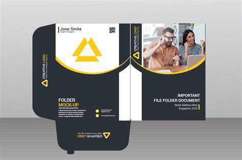 Business and Company File Folder Design Graphic by FreelancerNiloy · Creative Fabrica