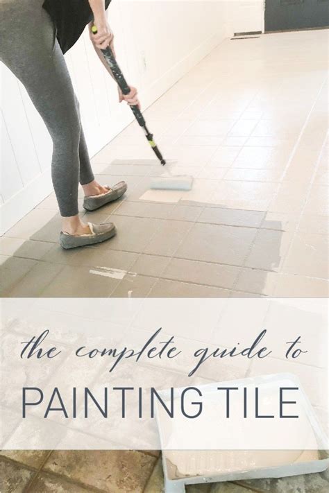 Complete Guide To Painting Tile Painting Tile Painting Tile Floors