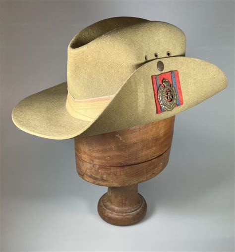 Ack Ack Militaria Ww2 British Army Bush ‘slouch Hat 1942 Size 6 ½