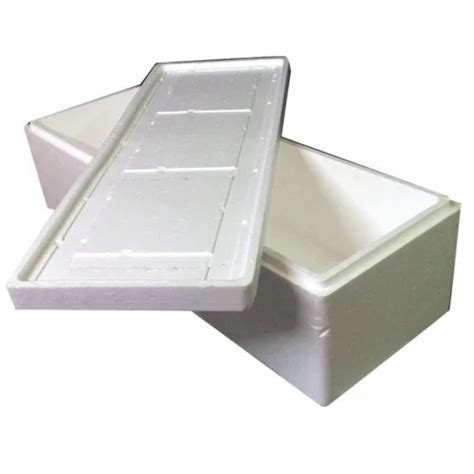 35 L White Rectangular Thermocol Box For Packaging At Rs 150piece In