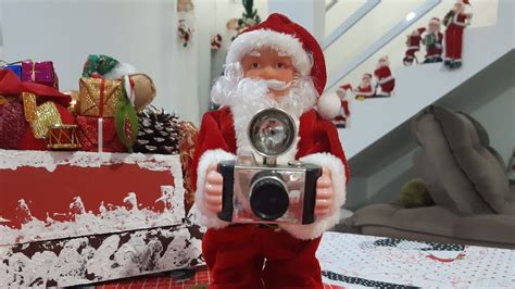 Primeiro papai Noel musical da minha coleção papai noel tira foto