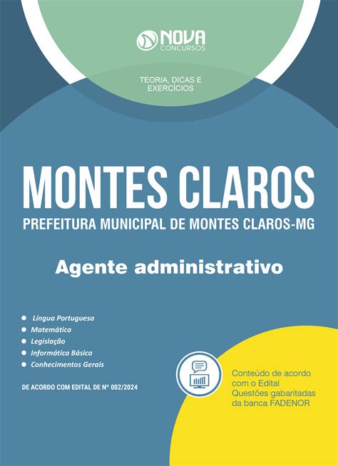 Apostila Prefeitura De Montes Claros Mg Em Pdf Agente