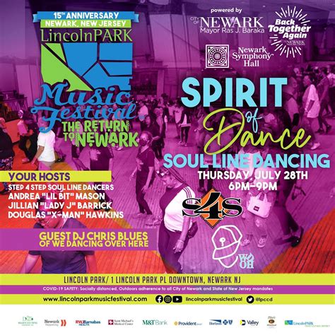 Lincoln Park Coast Cultural District Announces The Return To Newark