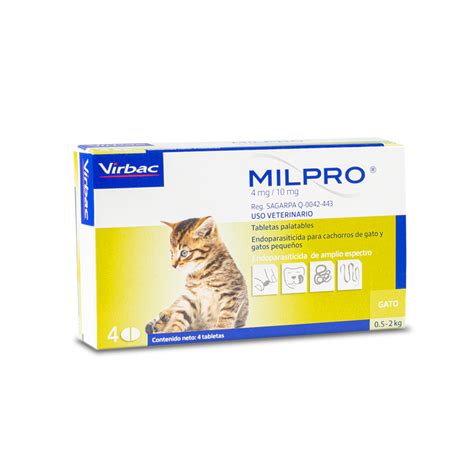 Desparasitante Interno Para Gato Virbac Milpro