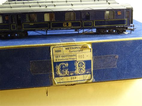 Metropolitan 9000 Gotthard Wagen Set Blau 5 Teilig H0 GS Kaufen