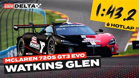 ACC Onboard Lap McLaren 720S GT3 EVO At Watkins Glen CDA4 V2 YouTube