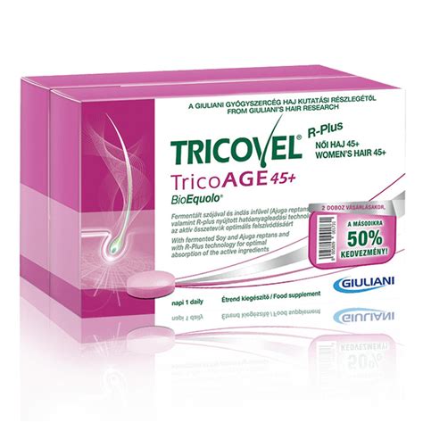 Tricovel Tricoage Bioequolo Duo Pack X Db Kedvez Ron