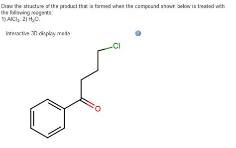 Solved Draw The Structure Of The Product That Is Formed When