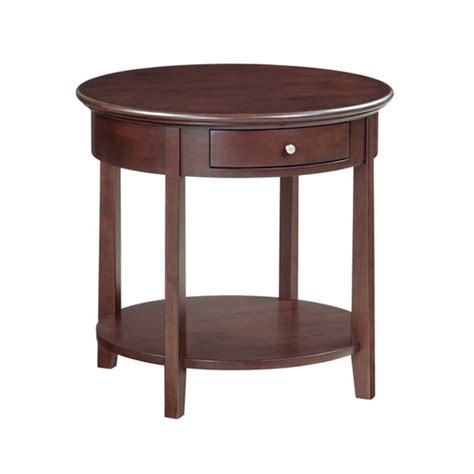 Mckenzie Round End Table Wood You Furniture Of Gainesville Inc