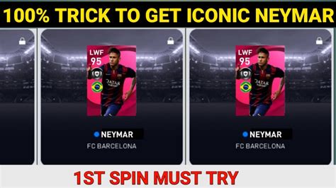 Trick To Get Iconic Neymar From Barcelona Pack Pes St Try Youtube