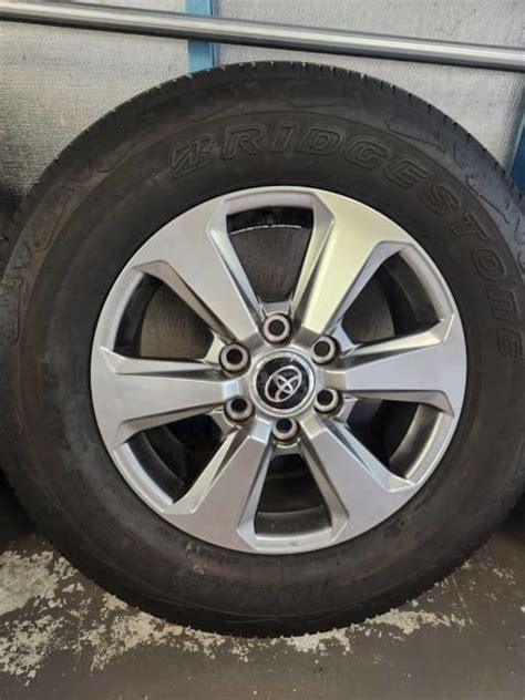 Bridgestone Dueller Tyres X A T Genuine Toyota Alloys Wheels Tyres