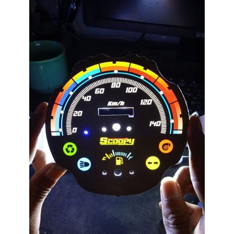 Jual Papan Speedometer Custom Scoopy Fi Panel Spido Meter Scoopy Fi