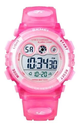 Reloj Skmei Digital 1451 Para Mujer Color Rosa MercadoLibre