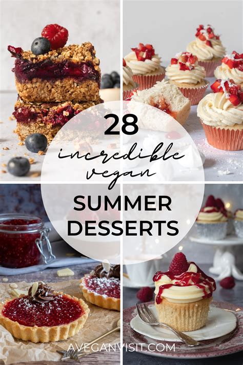 28 Vegan Summer Desserts To Satisfy Your Sweet Tooth