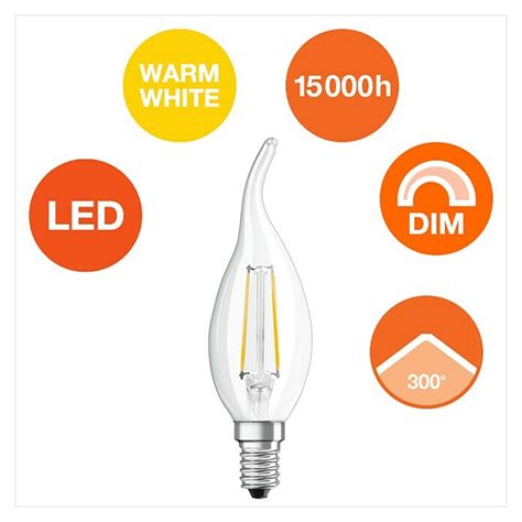 Osram LED Leuchtmittel Kerzenform E14 5 W BA35 470 Lm 1 Stk