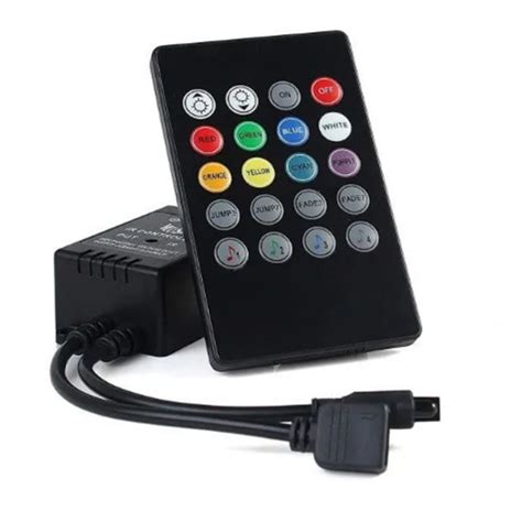 Controlador R Tmico Para Fita Led Controle Rgb Sensor Musical