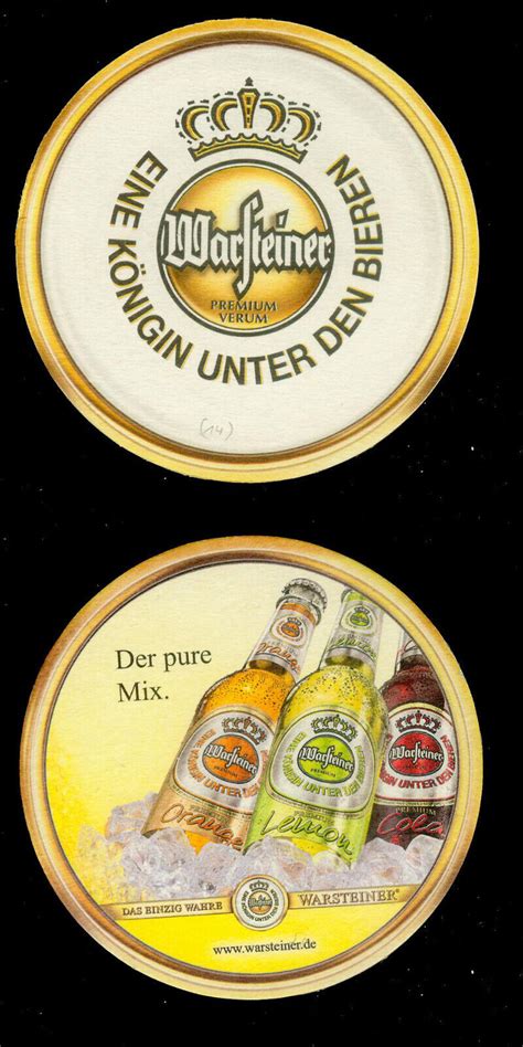 Bierdeckel Warsteiner Bier Bi Re Brauerei Warstein Nordrhein