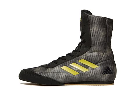 adidas Rubber Box Hog Plus Boxing Shoes in Black/Gold (Black) for Men ...