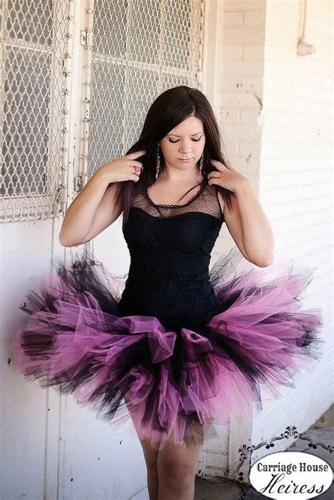 Plus Size Tutu Adult Tutu Punk Rock Tutu Tulle Skirt Women Etsy