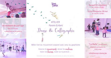 Atelier Parent Enfant Danse Calligraphie Li Ge Sport