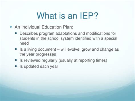 PPT Understanding The IEP Process PowerPoint Presentation Free