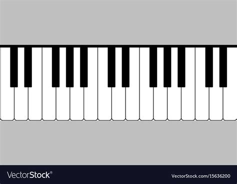 Piano keys the black color icon Royalty Free Vector Image